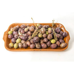 ACEITUNA ANDALUZA MORADA Y RAJADA